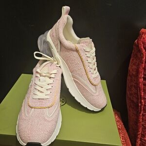 Tory Burch Women's Sneakers in Pink and Cream